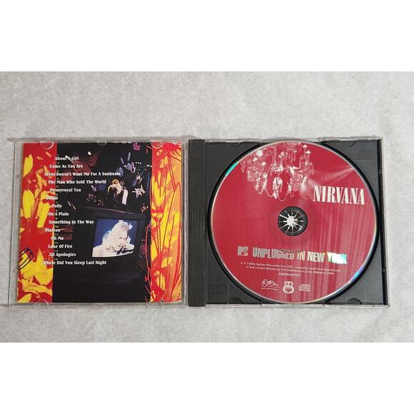 Nirvana MTV Unplugged In New York Tested CD 1994 Pre-owned - Picture 3 of 4